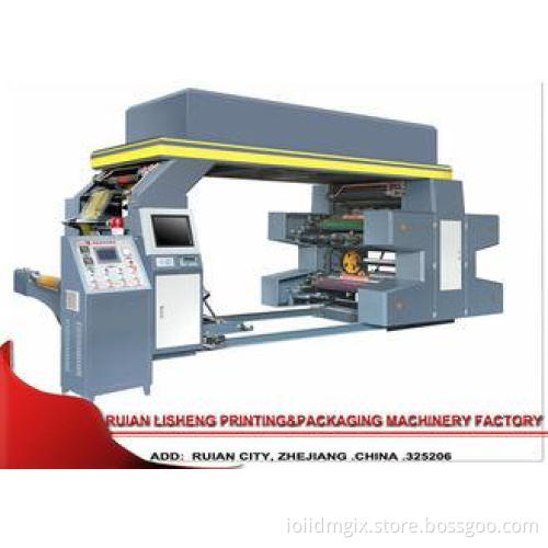 PLC Control Flexo Printing Machine With Central Temperature
